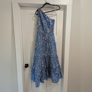 NWT English Factory Blue and Cream Floral Dress